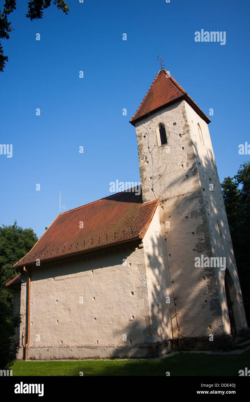 Römisch-katholische Kirche der Heiligen Dreifaltigkeit, Velemer, Orseg, Ungarn Stockfoto