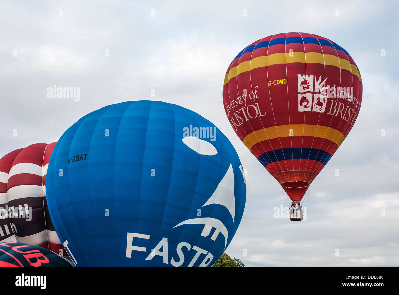Bristol International Balloon Fiesta 2013 Stockfoto