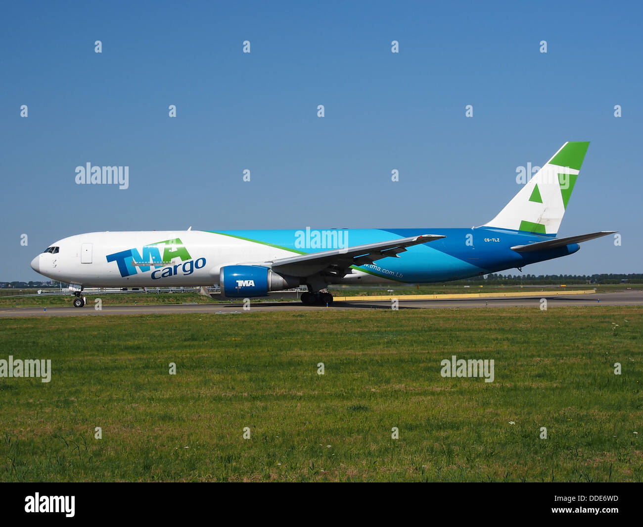 CS-TLZ TMA Boeing 767-375(ER)(BDSF) - Cn 24086, Rollen 21july2013 Pic-005 Stockfoto