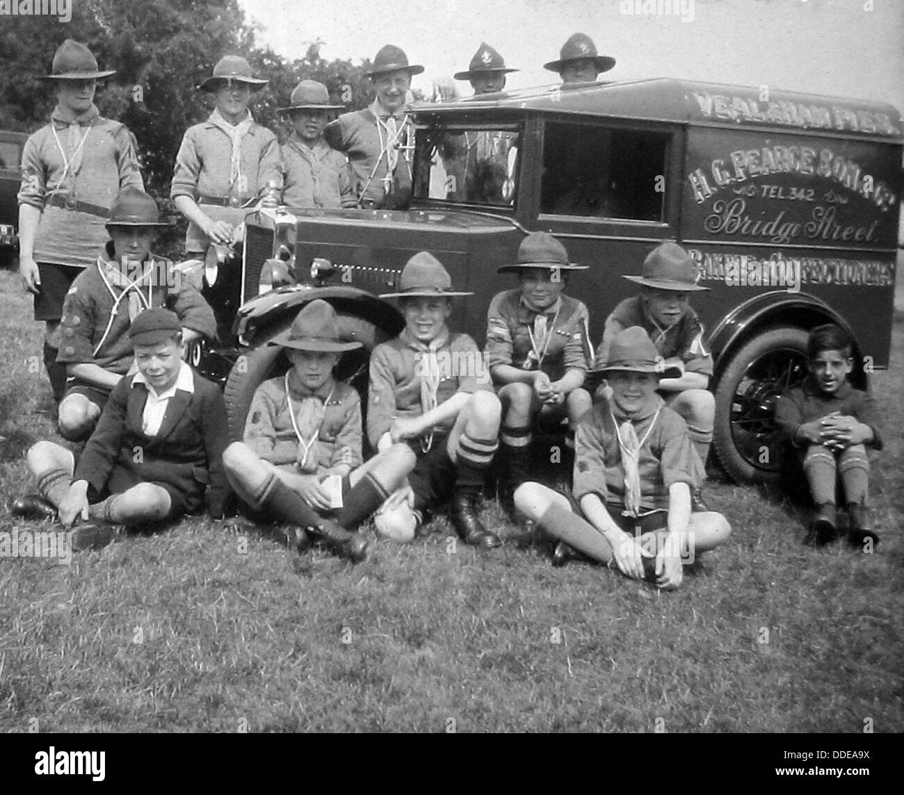 Liverpool-Scouts im Jahr 1951 Stockfoto
