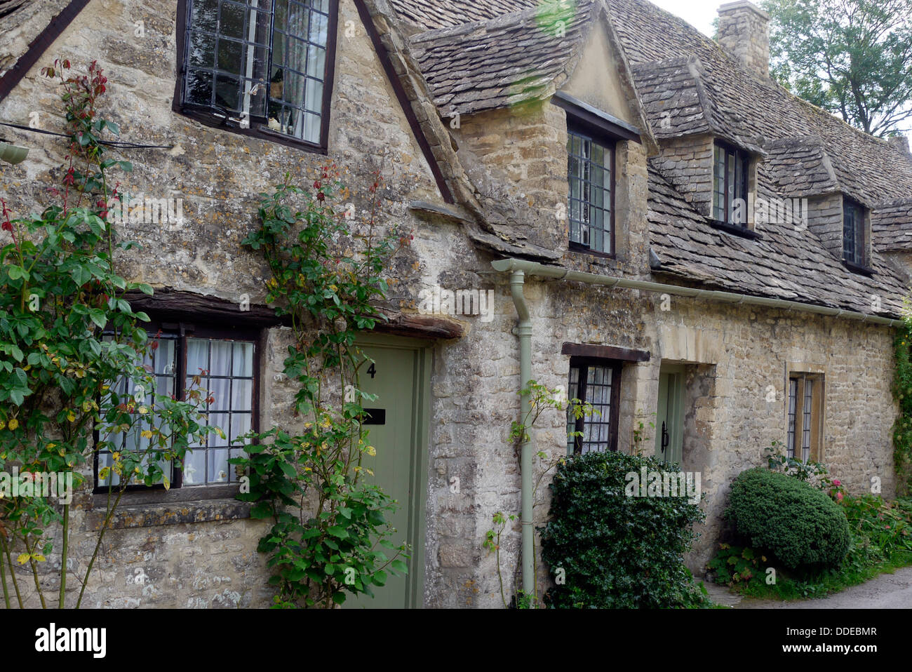 Arlington Row, Bibury, Gloucestershire, Cotswolds, England, Vereinigtes Königreich Stockfoto