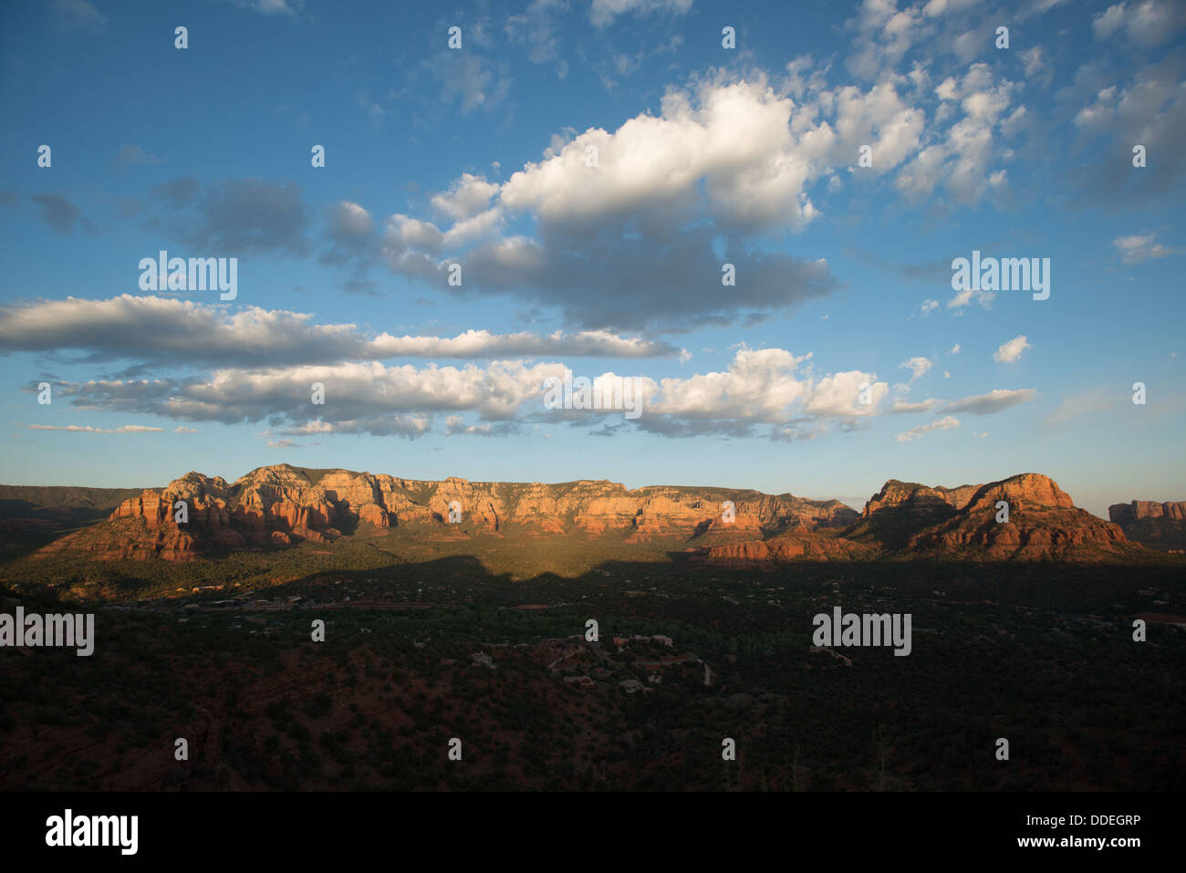 Sedona Landschaft mit Blue Sky Airport Vortex Sedona Arizona Stockfoto