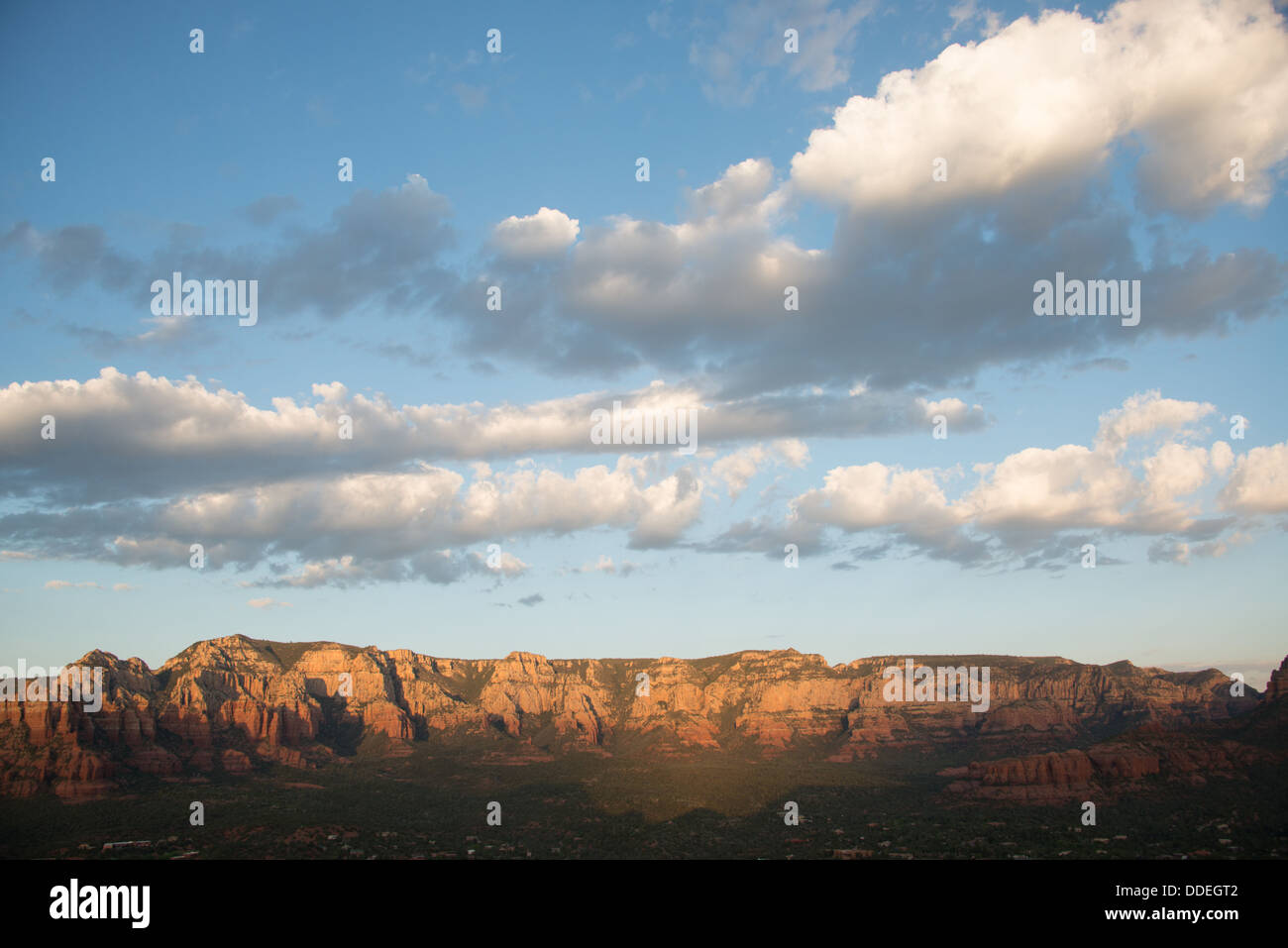 Sedona Landschaft mit Blue Sky Airport Vortex Sedona Arizona Stockfoto