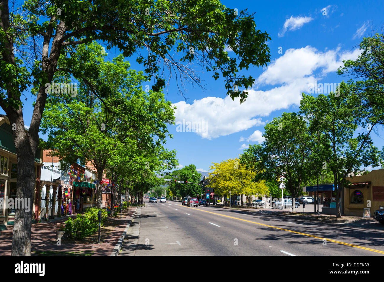 W Colorado Ave in Old Colorado City, Colorado Springs, Colorado, USA Stockfoto