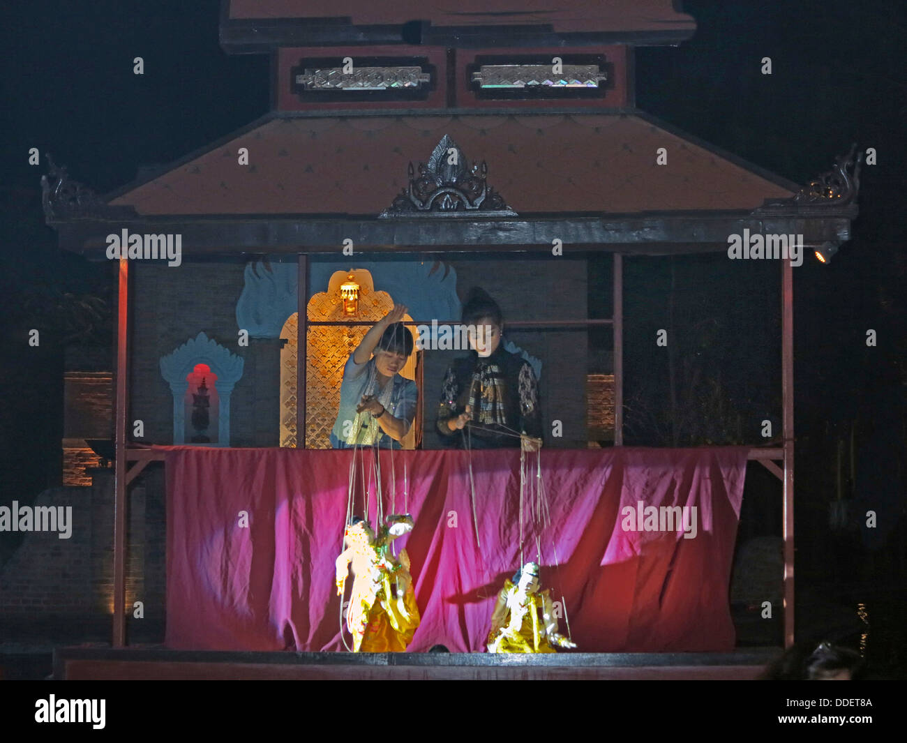 Marionette Marionettentheater Mandalay Myanmar Stockfoto