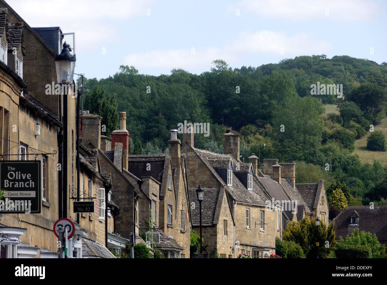 Broadway, Cotswolds, Worcestershire, England, Vereinigtes Königreich Stockfoto