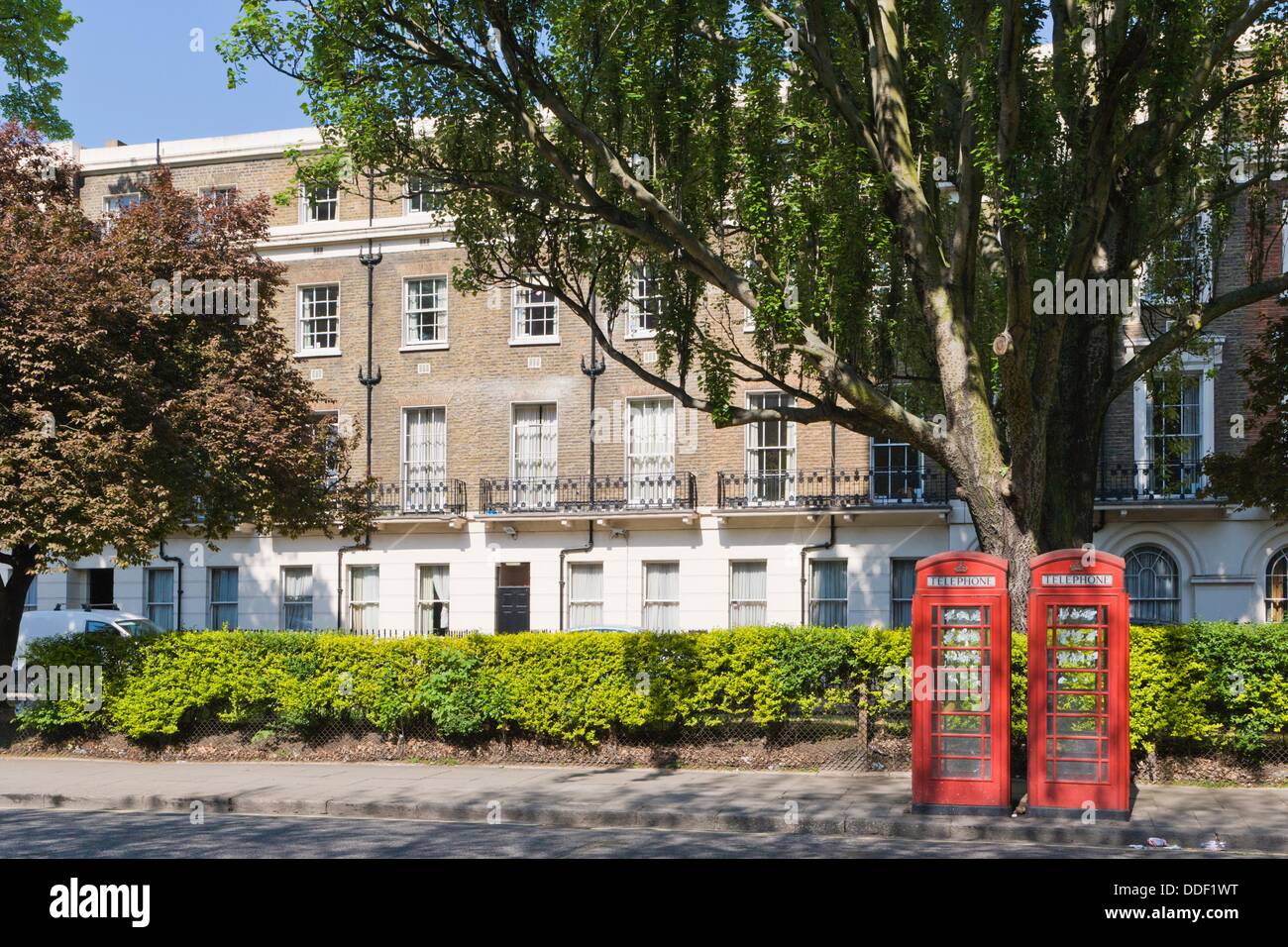 Sussex Gardens, Paddington, größere London, England, Vereinigtes Königreich Stockfoto