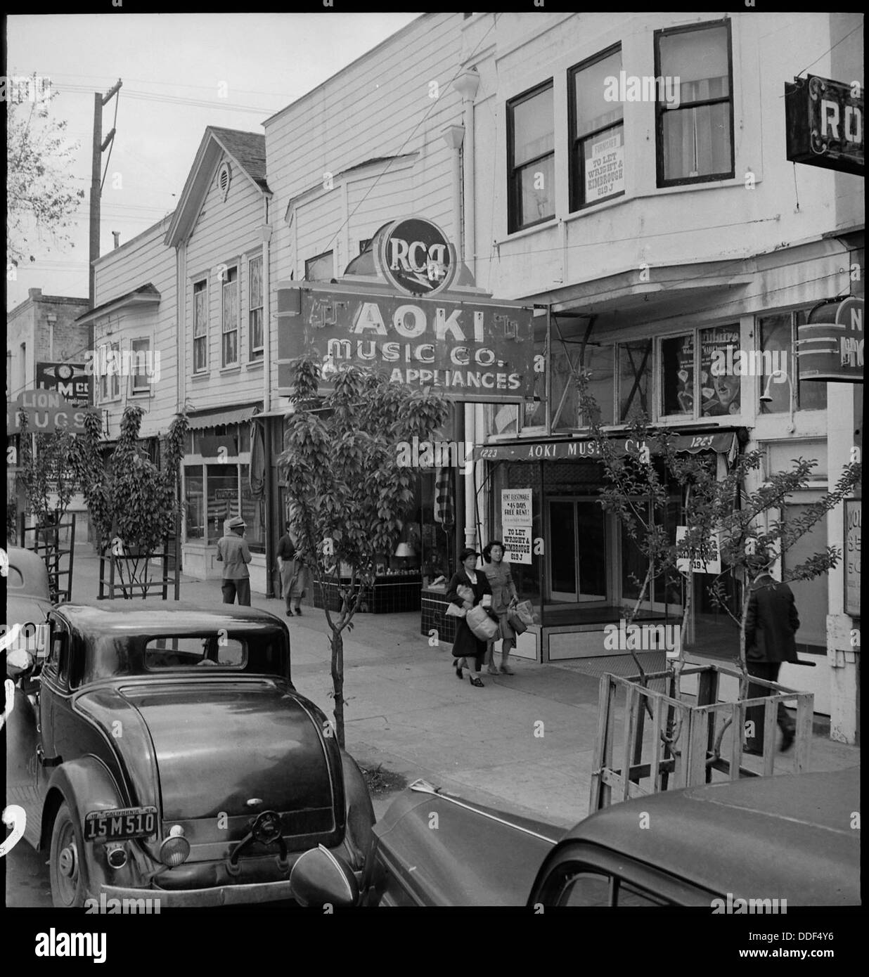 Sacramento, Kalifornien. Nachschlagen von Capitol Street im Geschäftsviertel des japanischen Viertels... 537872 Stockfoto