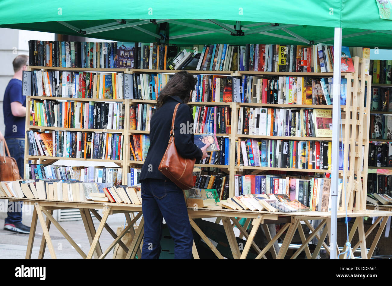 Buch-Stall, UK Stockfoto