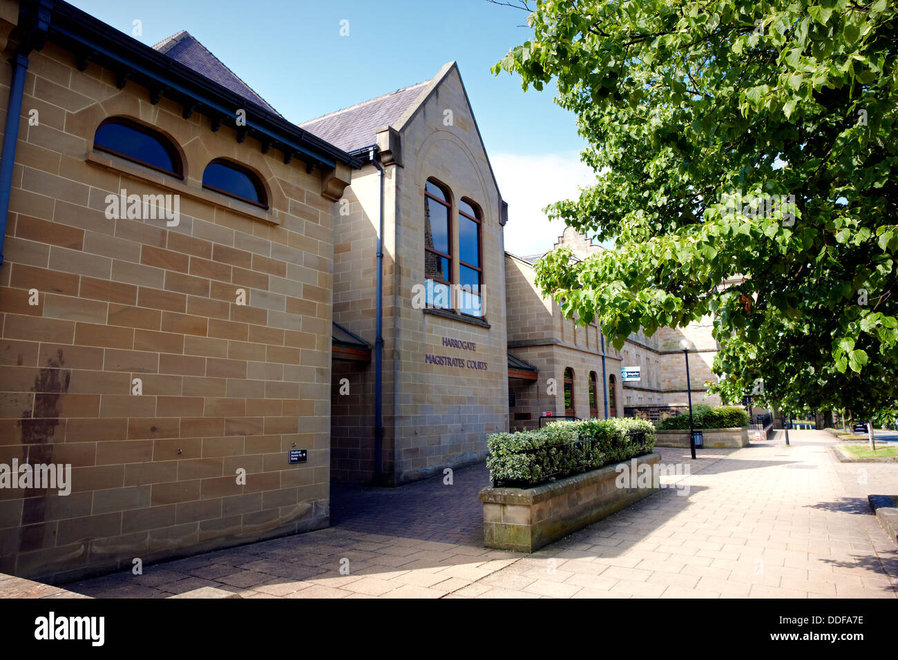 Harrogate Magistrates Court Stockfoto