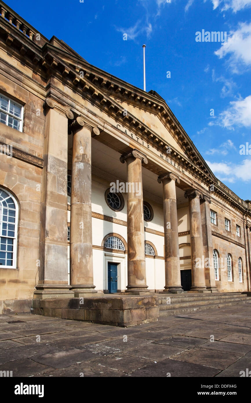 Die Burg Museum Stadt York Yorkshire England Stockfoto