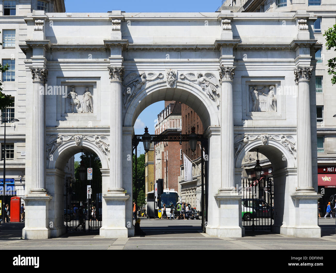 Marble Arch, London, England, UK Stockfoto