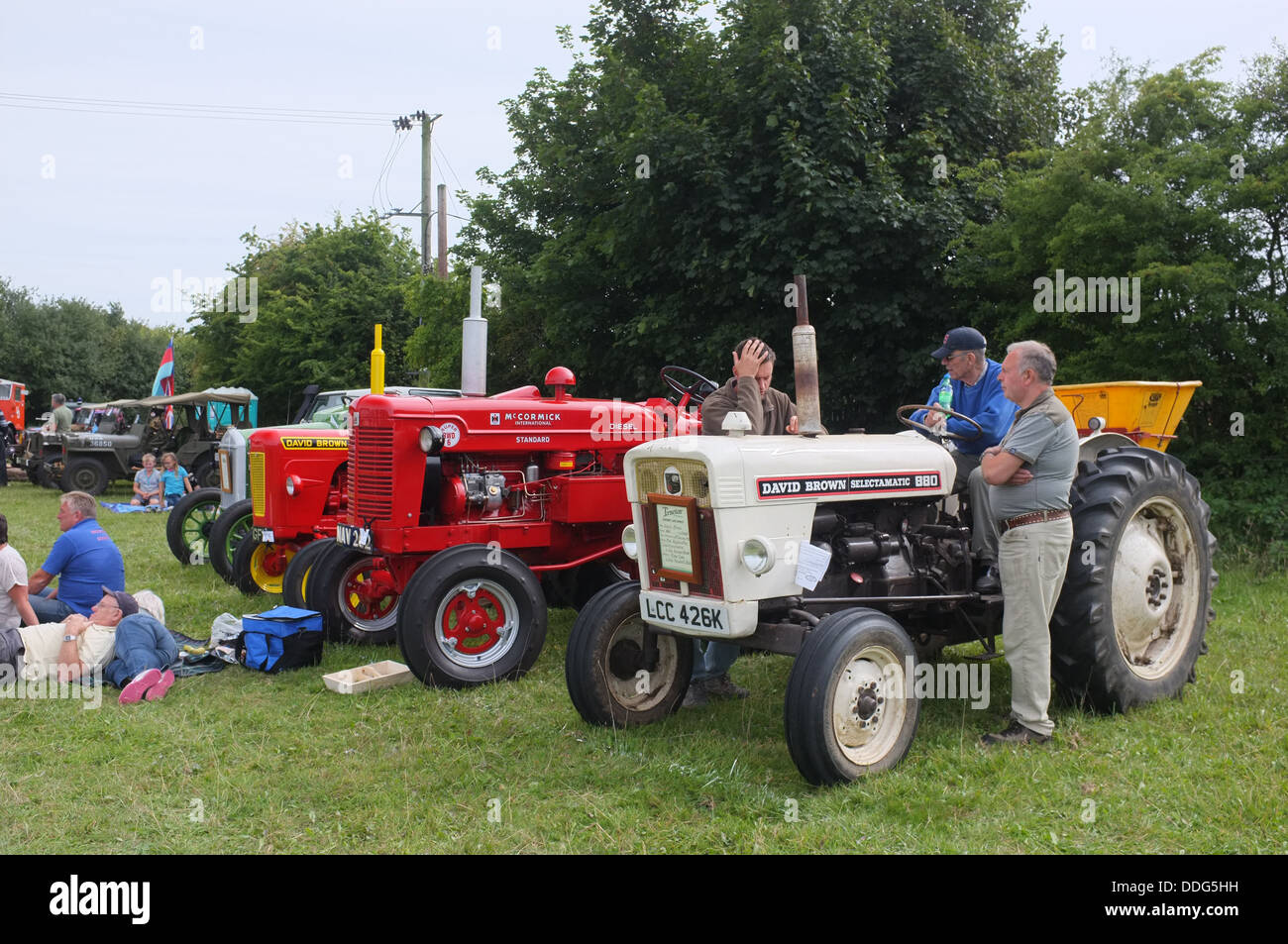 Kensworth Vintage Car show September 2013, Bedfordshire, UK Stockfoto