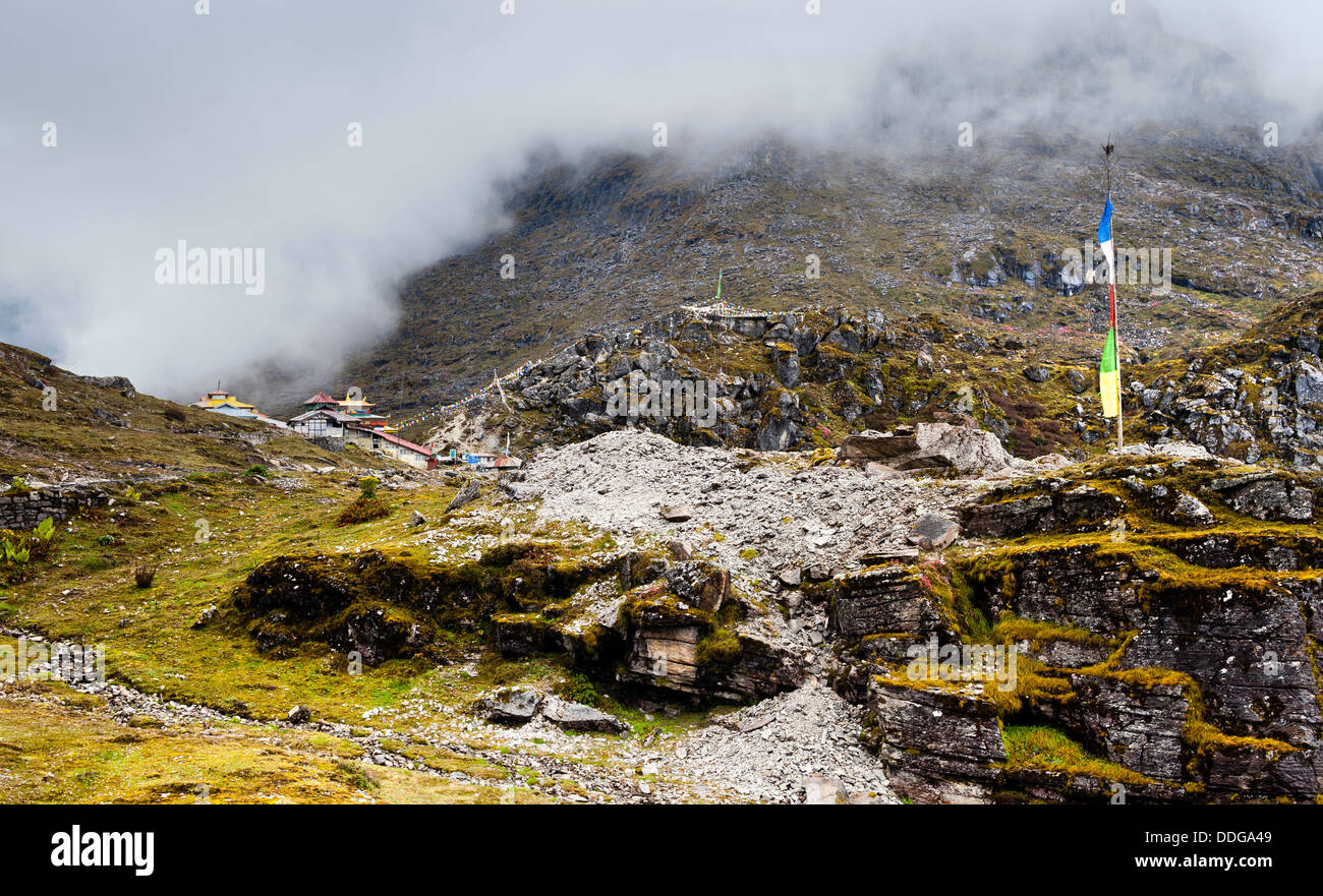 Sela-Pass, Tawang, westlichen Arunachal Pradesh, Indien. Stockfoto