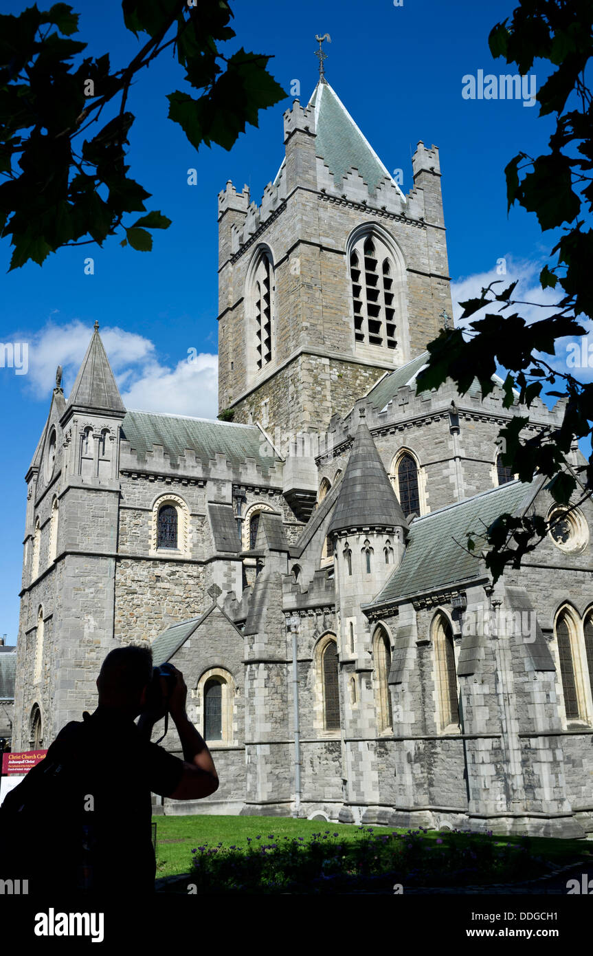 Christ Kirche-Kathedrale in Dublin, Irland. Stockfoto