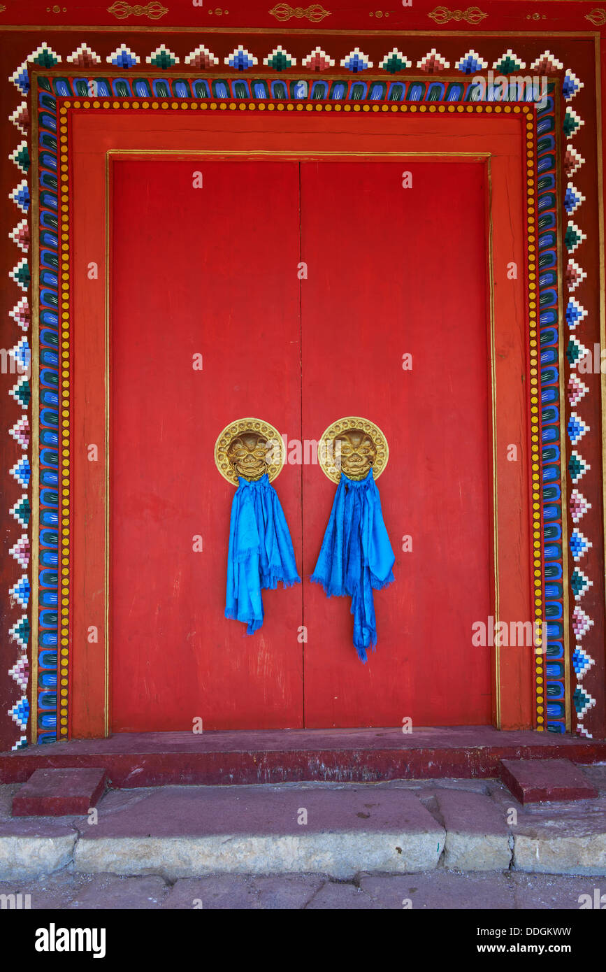 Mongolei, Khentii Provinz, Baldan Bereeven Chiid Kloster gebaut um 1700 im Jahr 1930 durch Commusnist zerstören und vor kurzem wieder aufgebaut Stockfoto