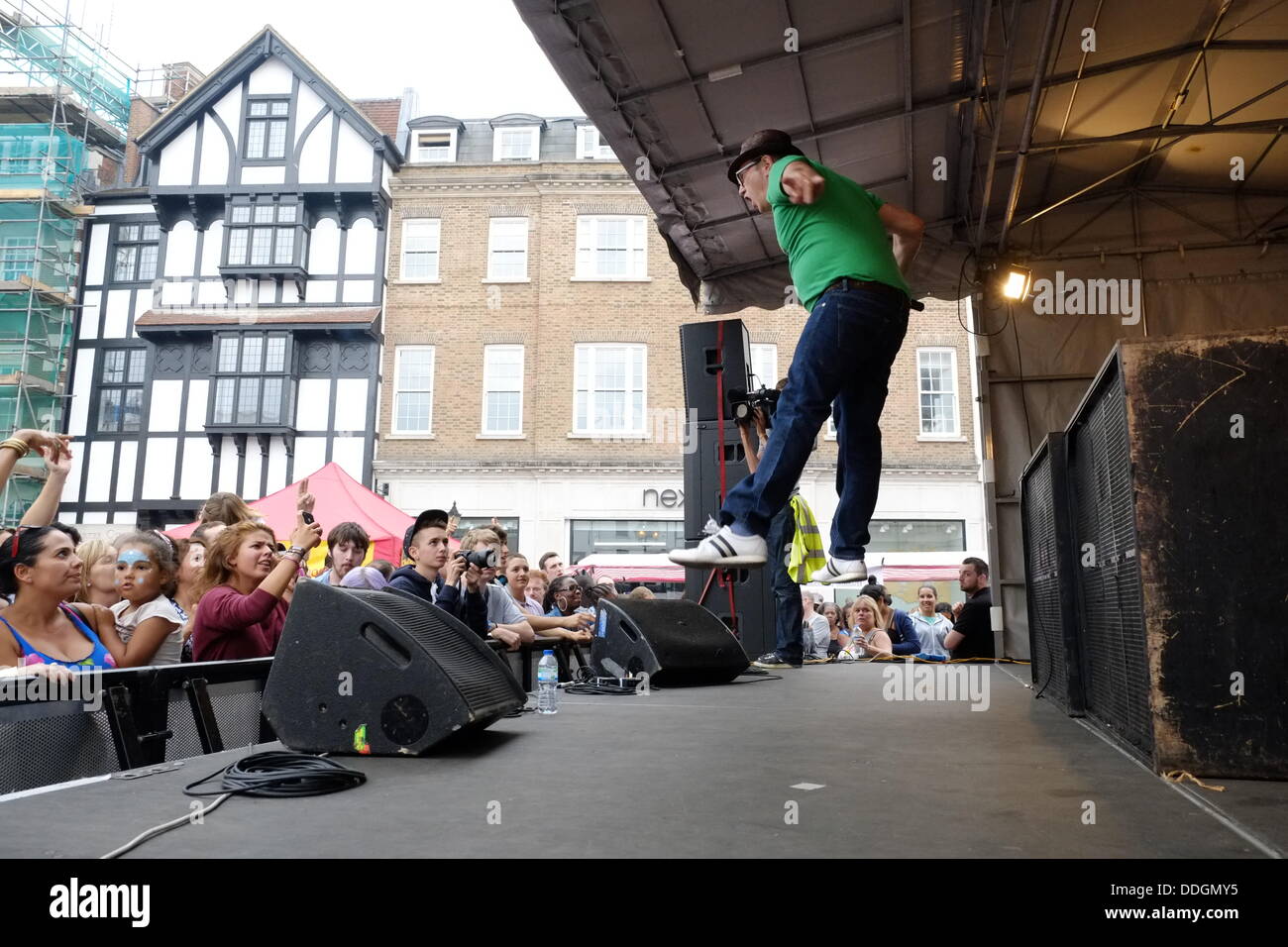 London, UK. 01. September 2013. David Rodigan begeistert die Massen an Kingston Karneval 2013 © Trish Gant/Alamy Live News Stockfoto
