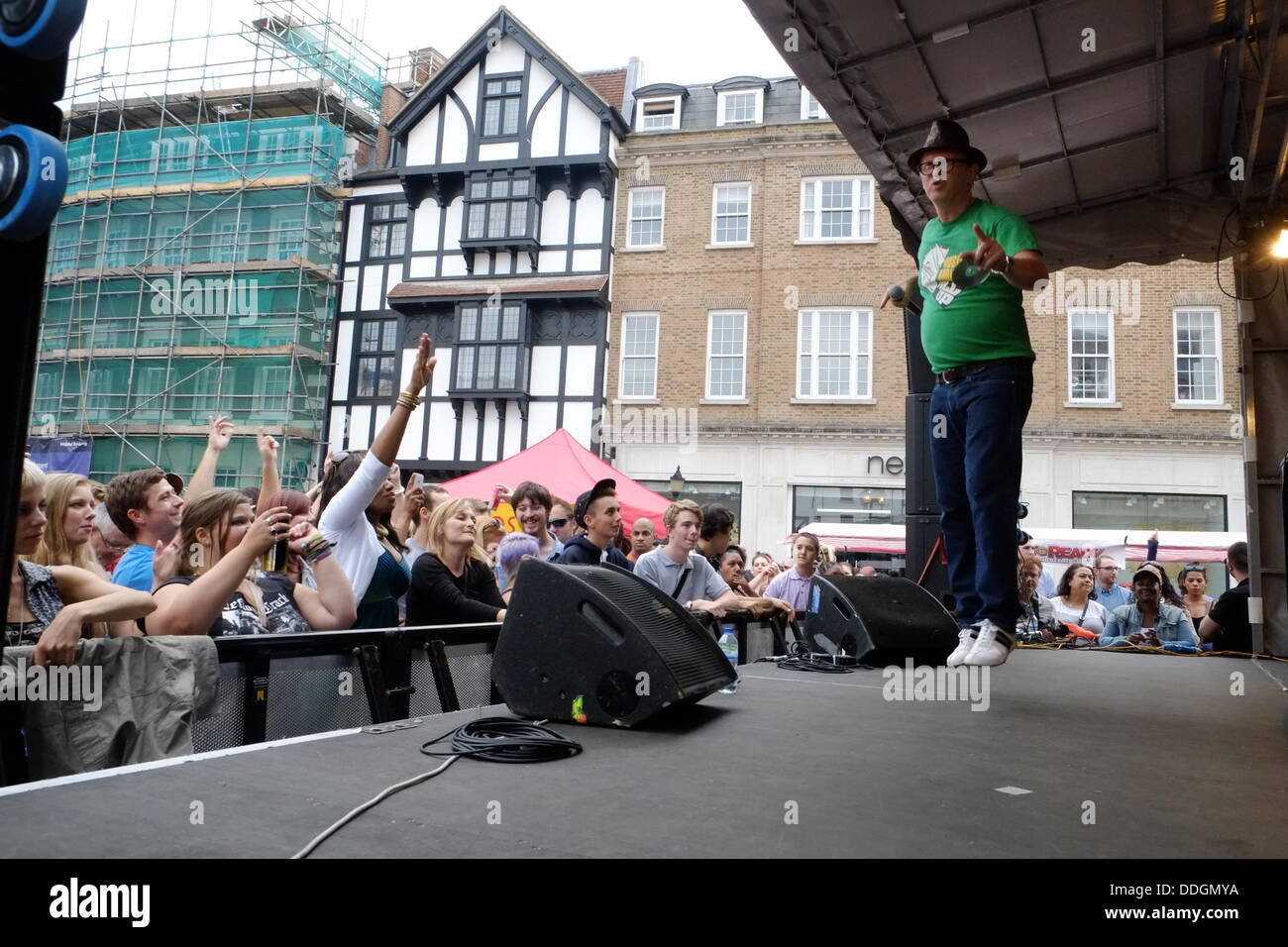 London, UK. 01 Sep, 2013. David Rodigan begeistert die Massen an Kingston Karneval 2013 © Trish Gant/Alamy Live News Stockfoto