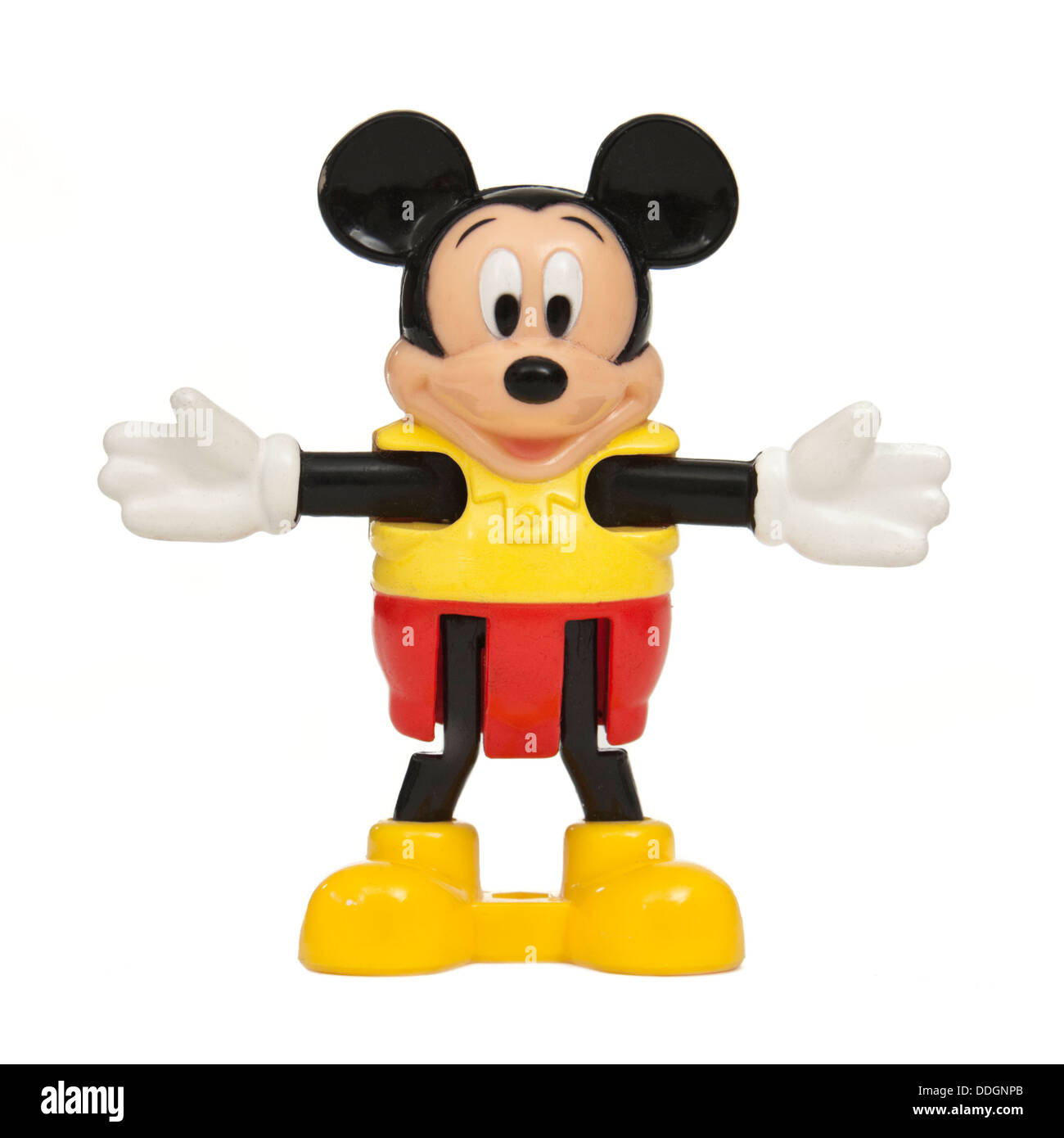 Jahrgang 1980 Mickey Mouse Plastikspielzeug von McDonalds Stockfoto