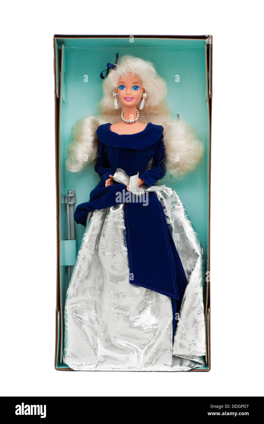 1995 "Winter Velvet" Barbie Doll (exklusive Avon Special Edition) von Mattel (Nr. 15571) Stockfoto