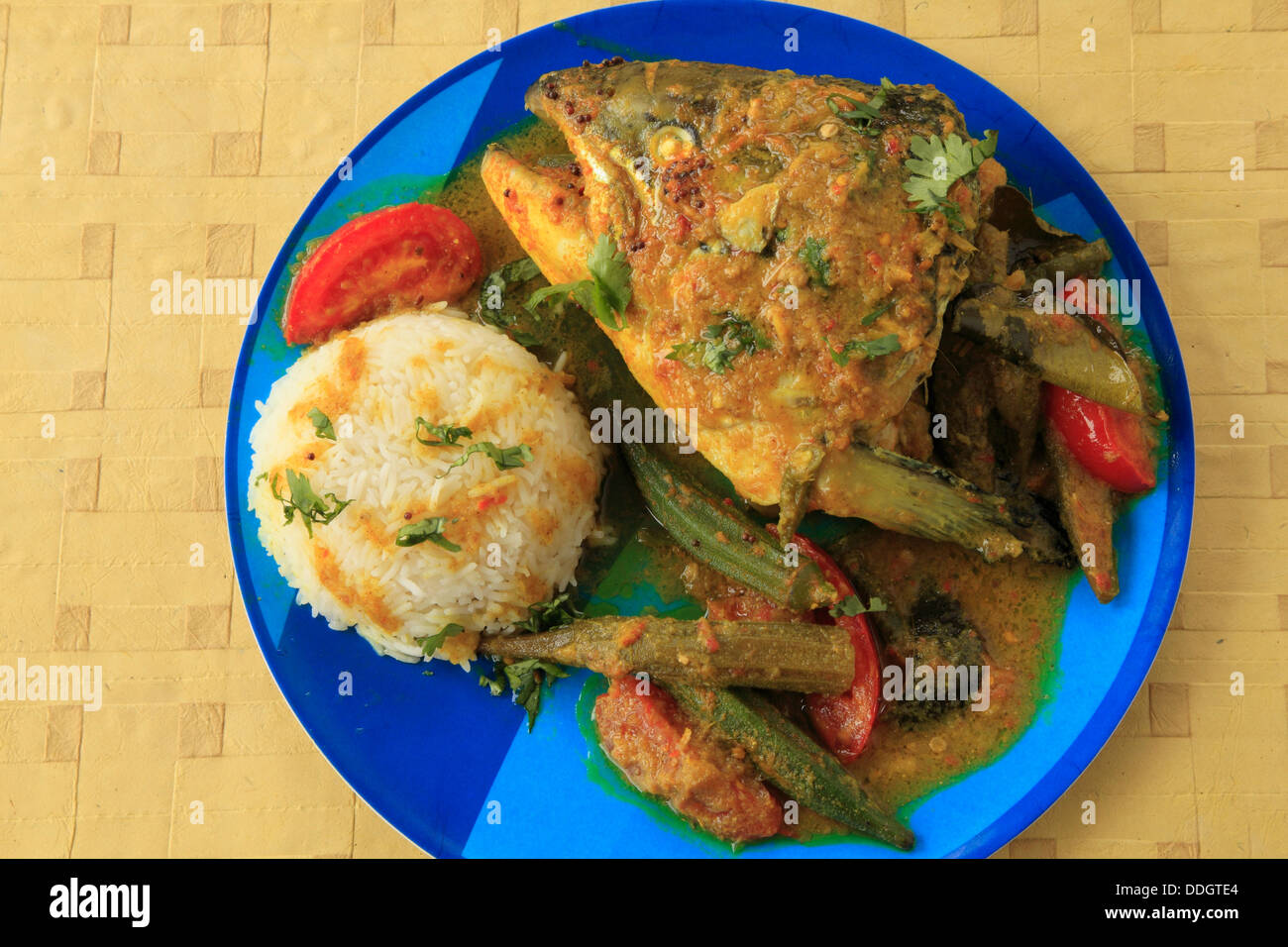 Fish head Curry, Stockfoto