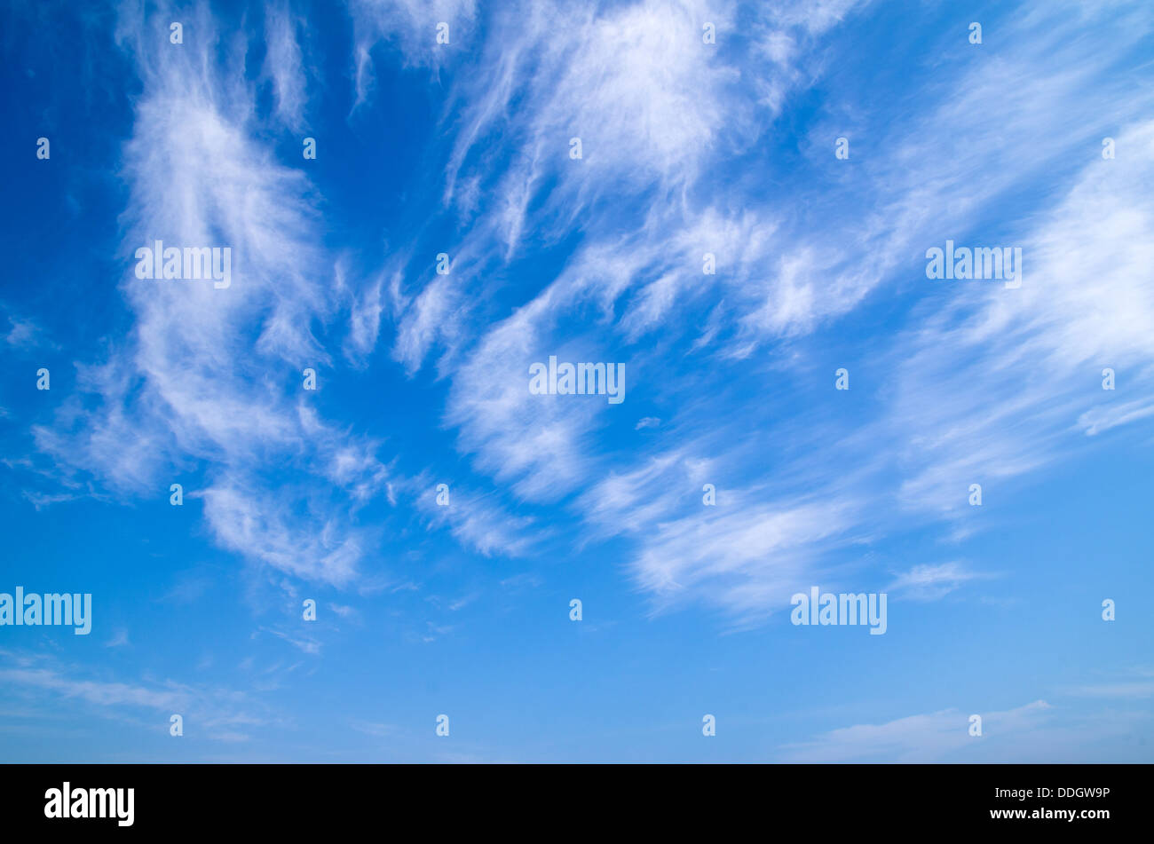 blauer Himmel Stockfoto