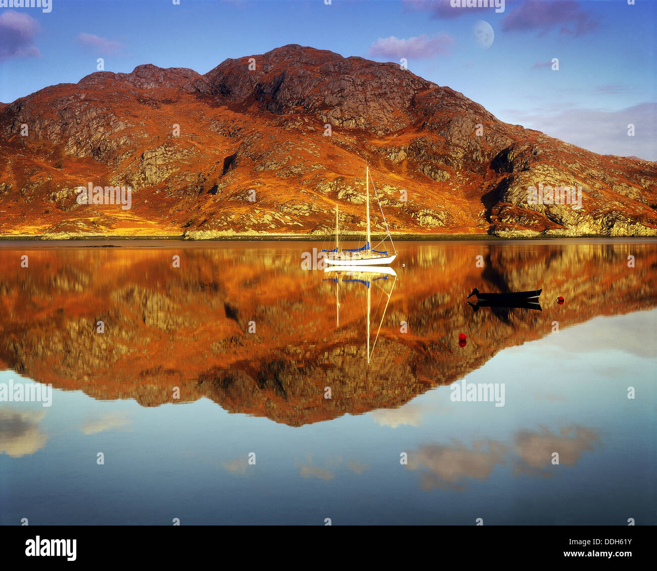 GB - Schottland: Loch Ailort im Hochland Stockfoto