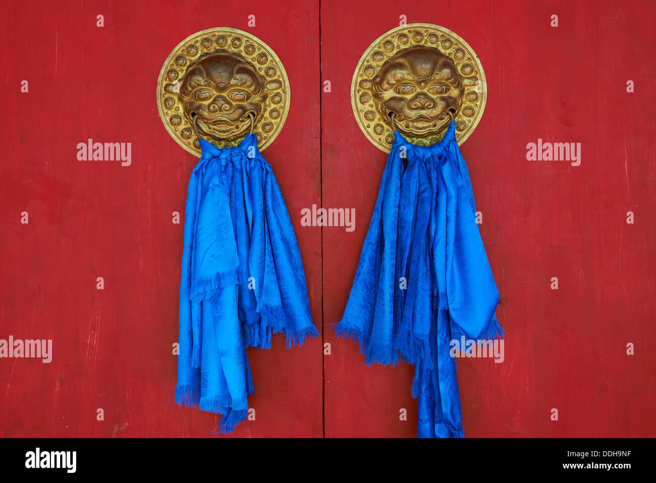 Mongolei, Khentii Provinz, Baldan Bereeven Chiid Kloster gebaut um 1700 im Jahr 1930 durch Commusnist zerstören und vor kurzem wieder aufgebaut Stockfoto