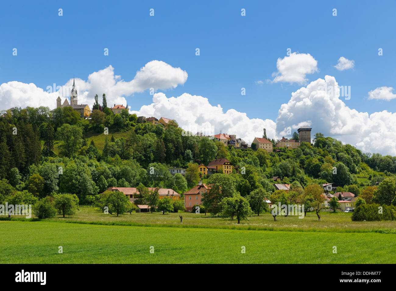 Stadt von Althofen Stockfoto
