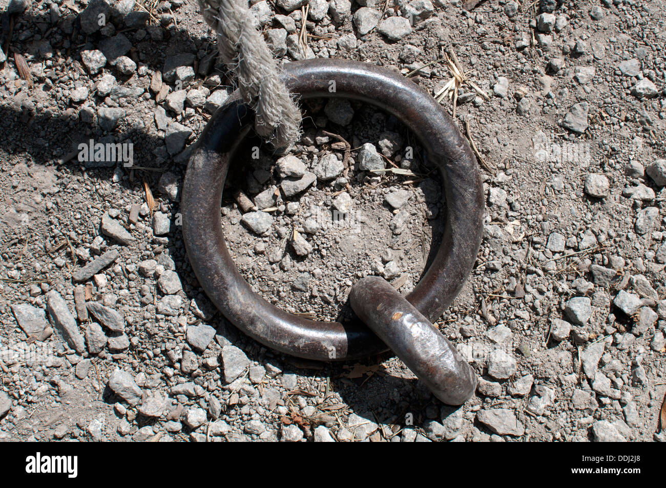 Buchstabe Q, ein Narrowboat binden Ring, UK Stockfoto