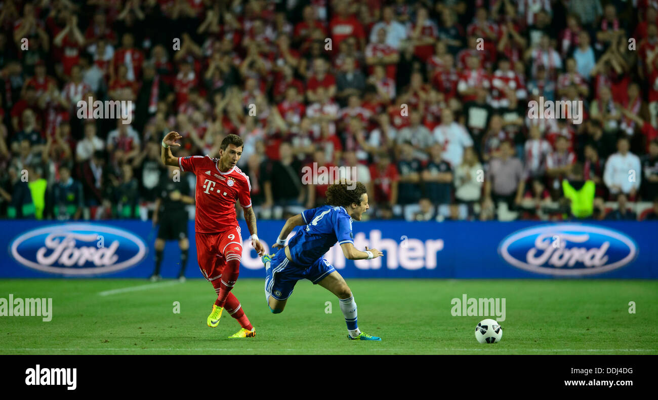 Mario Mandzukic, David Luiz Stockfoto