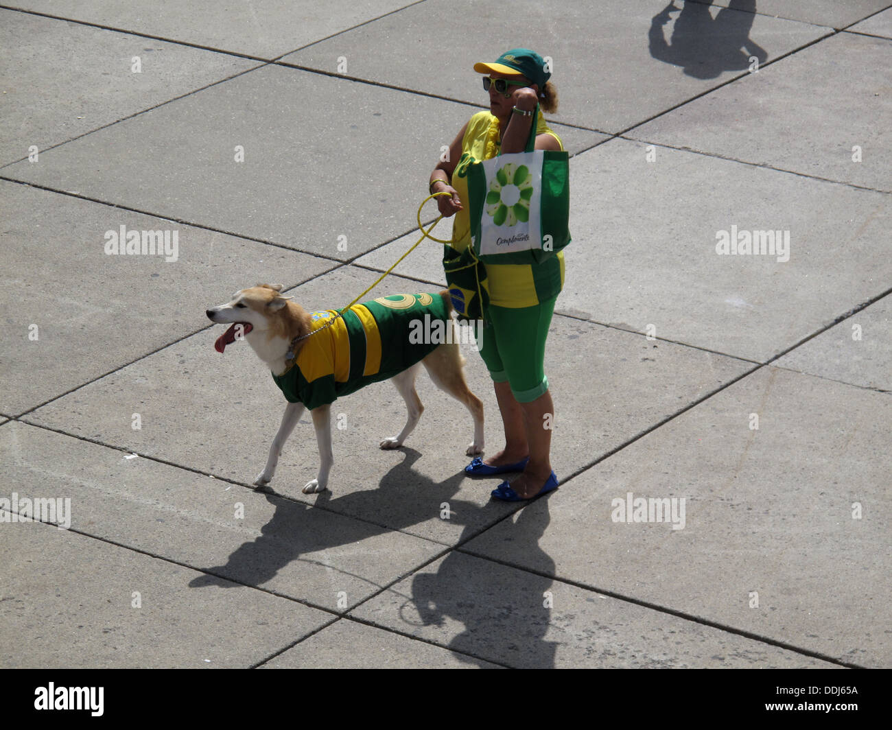 Brasilianische Tag Kanada feierte in Toronto Stockfoto