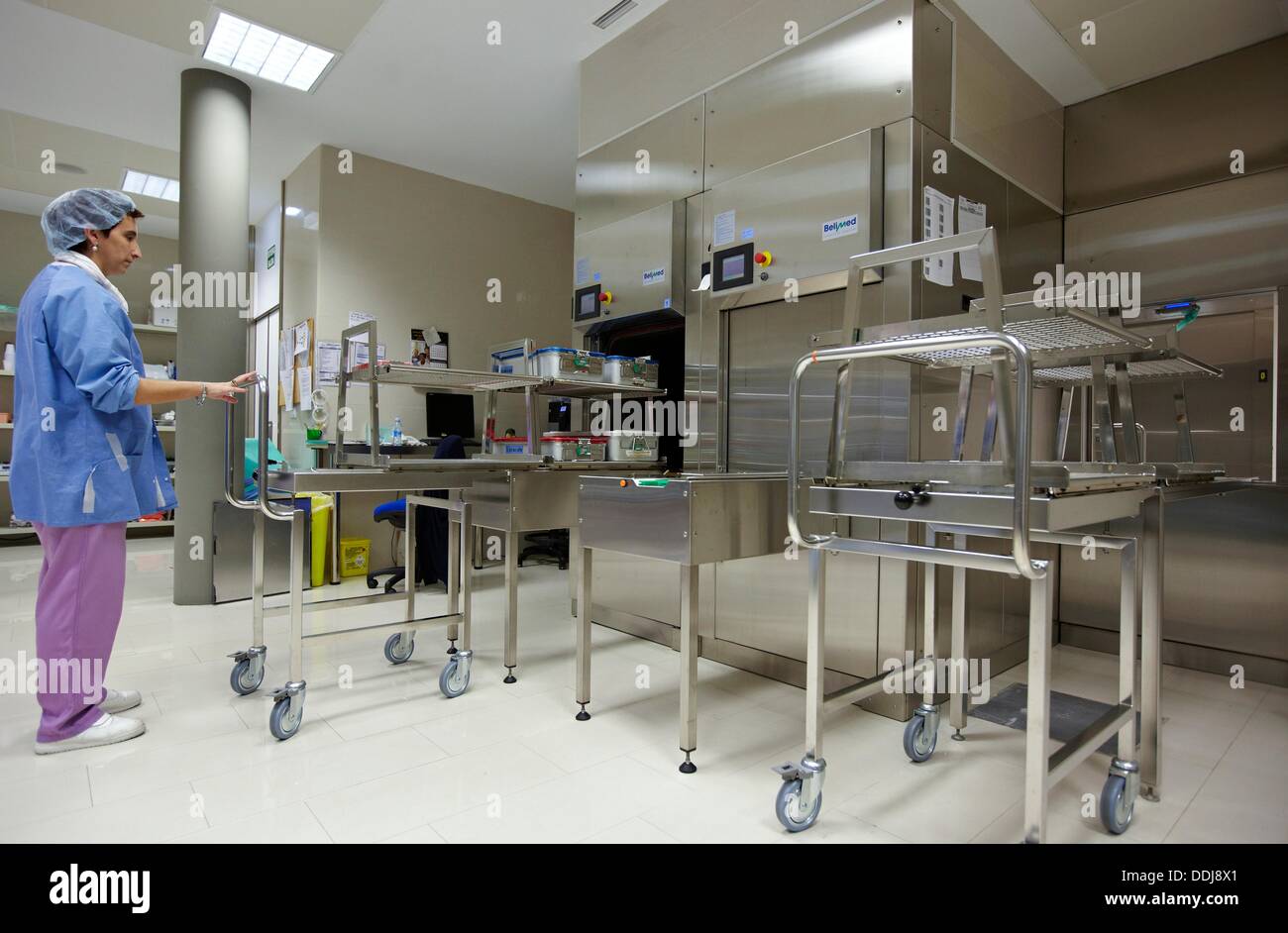 Autoklaven, chirurgische Instrumente, Sterilisation. Krankenhaus