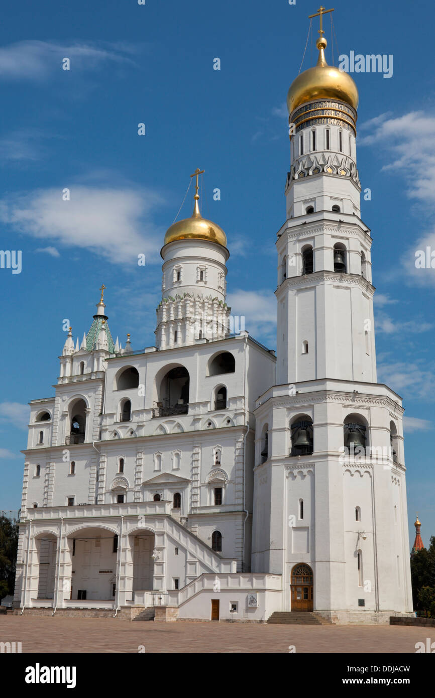 Iwan der große Glockenturm Komplex des Moskauer Kreml, Russland. Stockfoto