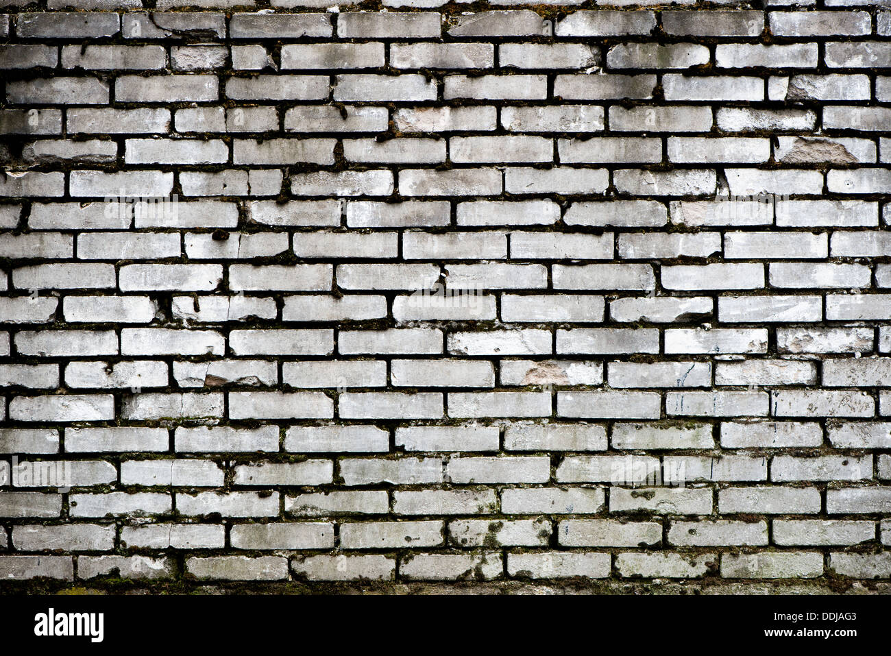 Mauer - schwarze & weißen Hintergrund Stockfoto