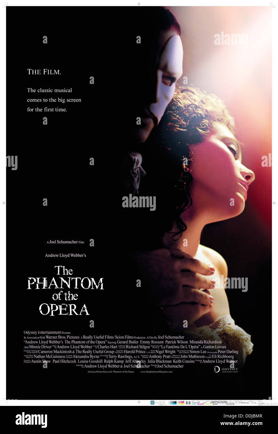 DAS PHANTOM DER OPER (2004) GERARD BUTLER, EMMY ROSSUM JOEL SCHUMACHER (DIR) 002 MOVIESTORE SAMMLUNG LTD Stockfoto