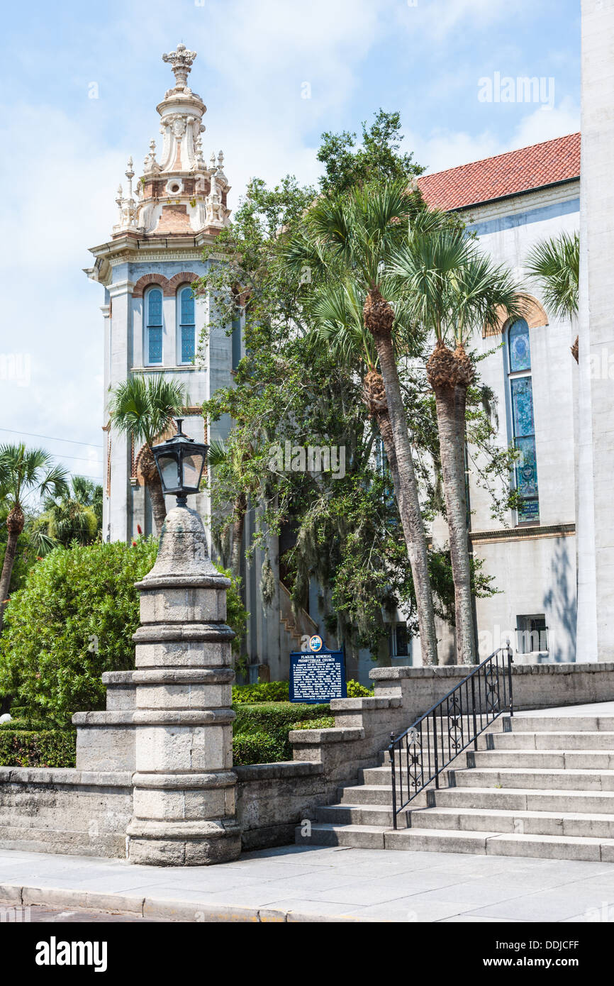Flagler Memorial Presbyterian Church in St. Augustine, Florida, USA Stockfoto