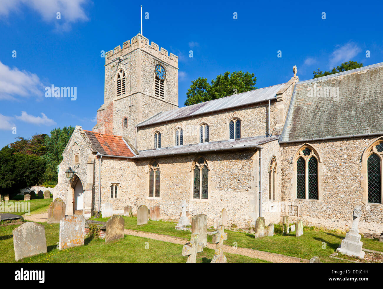 Kirche von Str. Mary Burnham Westgate Burnham Market North Norfolk England UK GB EU Europa Stockfoto