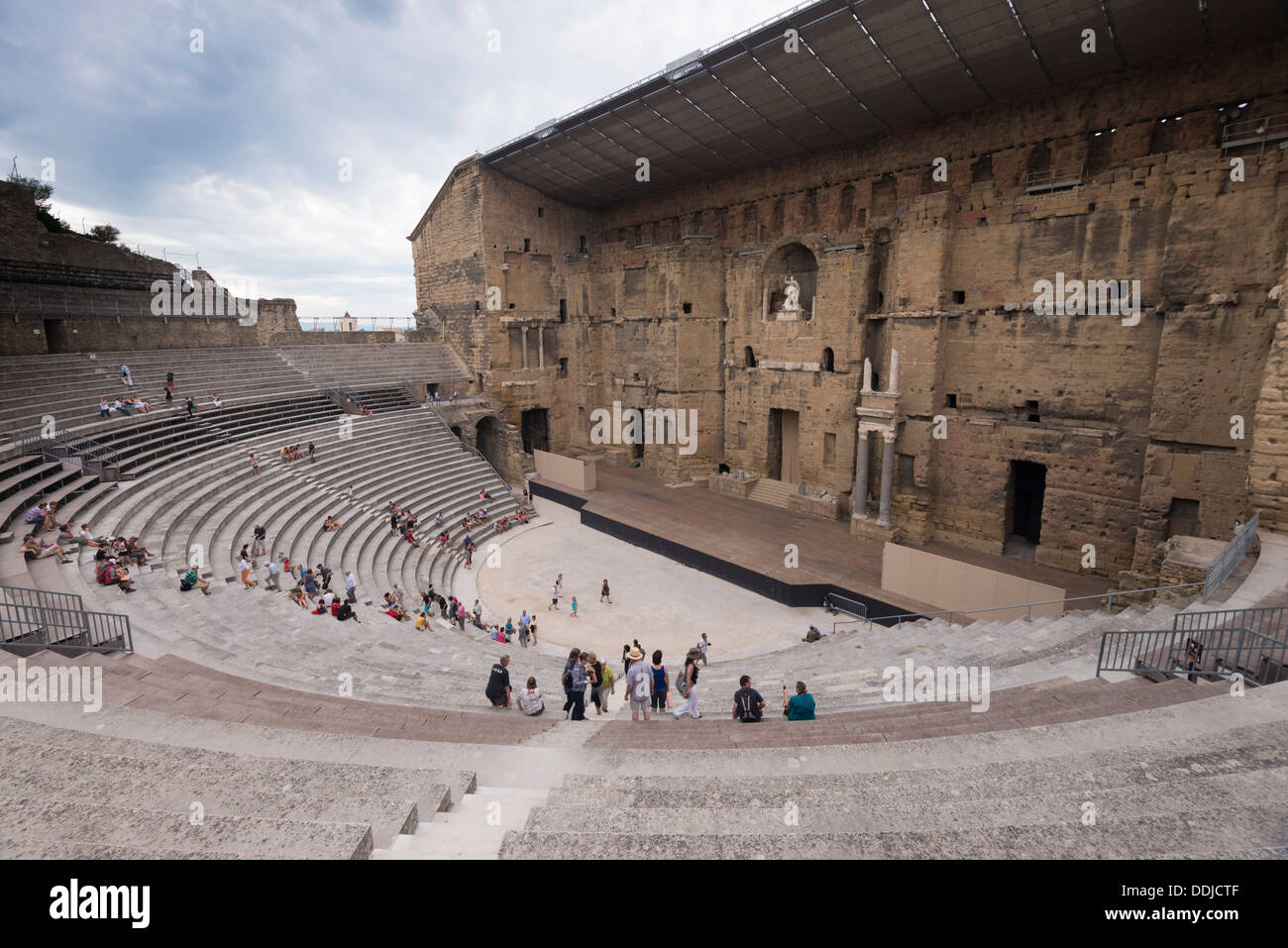 Ersten Jahrhundert römische Theater in Orange, Frankreich ein UNESCO
