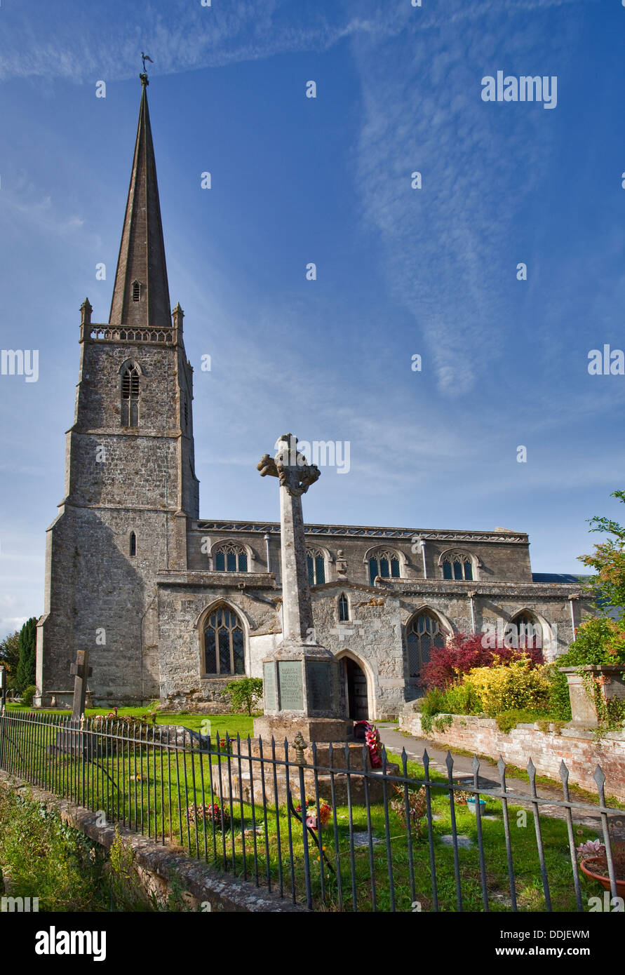 St. Johannes Evangelist-Kirche, Slimbridge, Gloucestershire, England Stockfoto