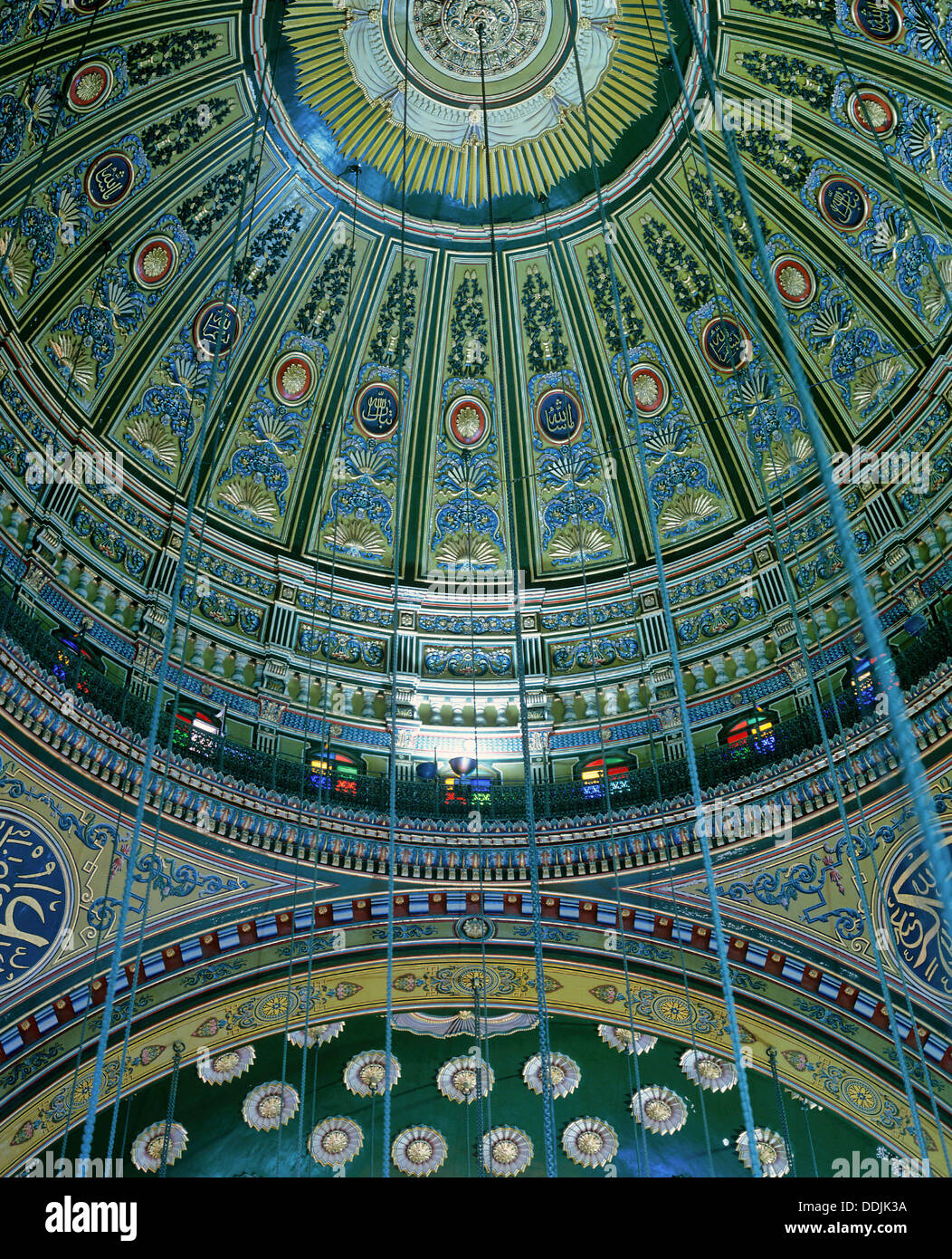 Moschee von Muhammad Ali - dome, 19. Jahrhundert, Kairo, Ägypten, Afrika Stockfoto
