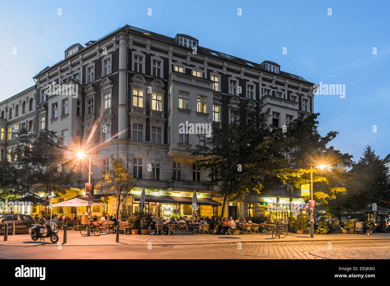 Russische Restaurant Pasternak im Prenzlauer Berg, Berlin, Deutschland Stockfoto