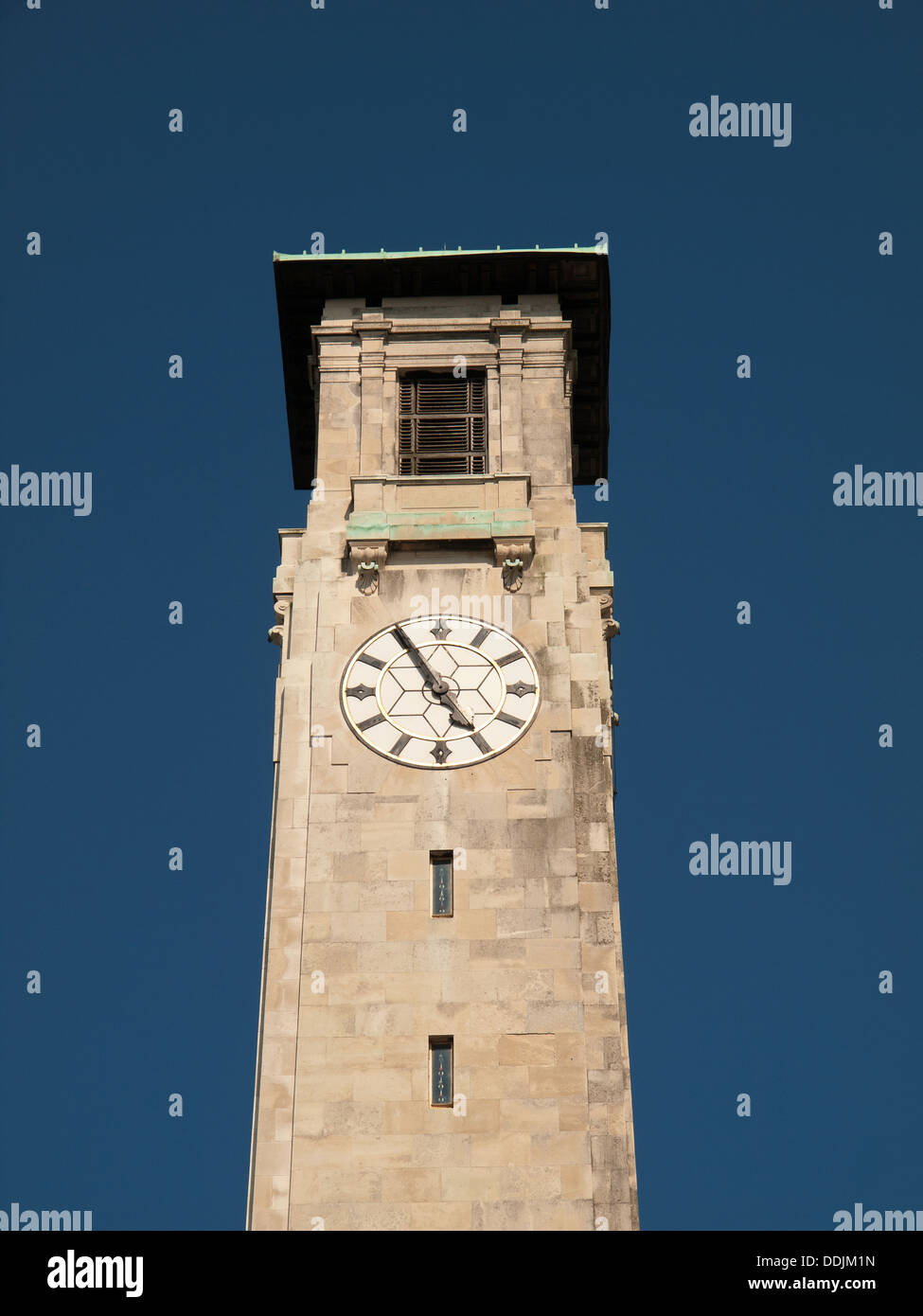 Civic Centre Uhrturm Southampton Hampshire England UK Stockfoto