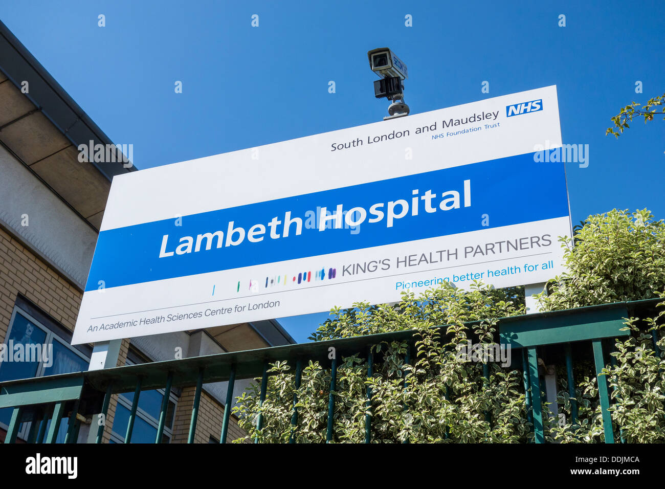 NHS Mental Health Hospital London Lambeth SLAM Stockfoto