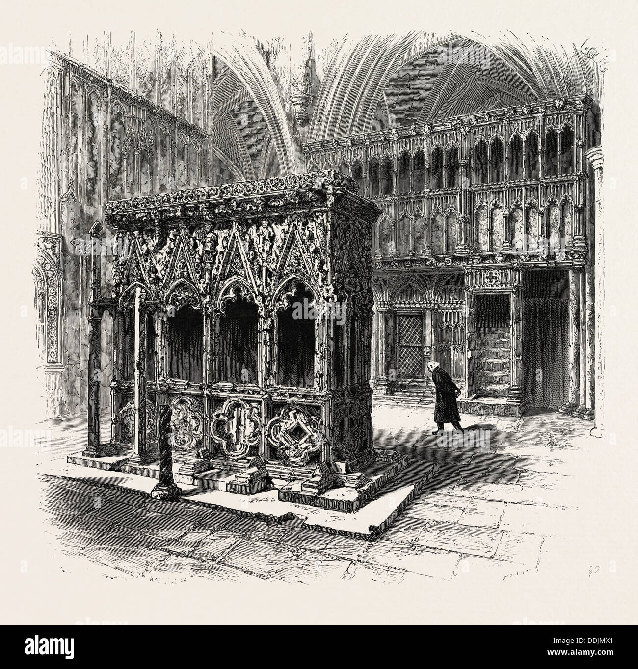 St. Alban' s Schrein, Großbritannien, Großbritannien, British, Europa, Großbritannien, Großbritannien, Europäische Stockfoto