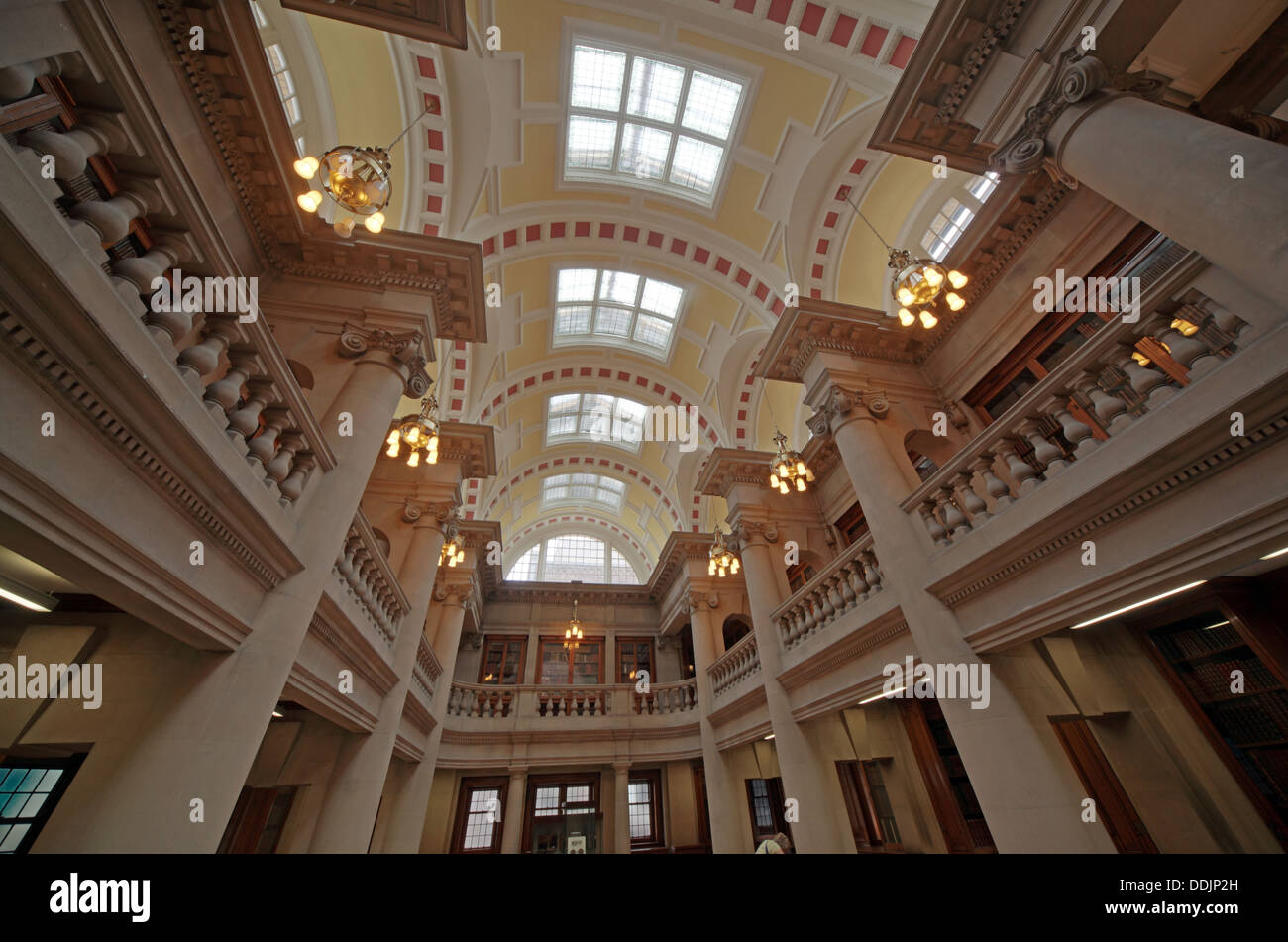 Liverpool Zentralbibliothek Hornby Zimmer Stockfoto