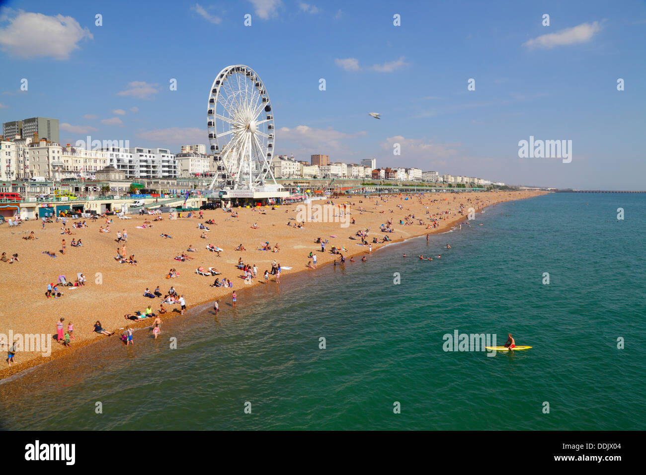 Brighton Beach East Sussex England UK Stockfoto