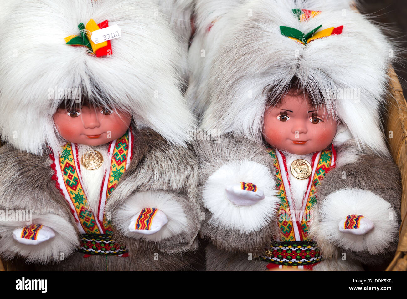 Souvenirs von Helsinki Finnland Stockfoto