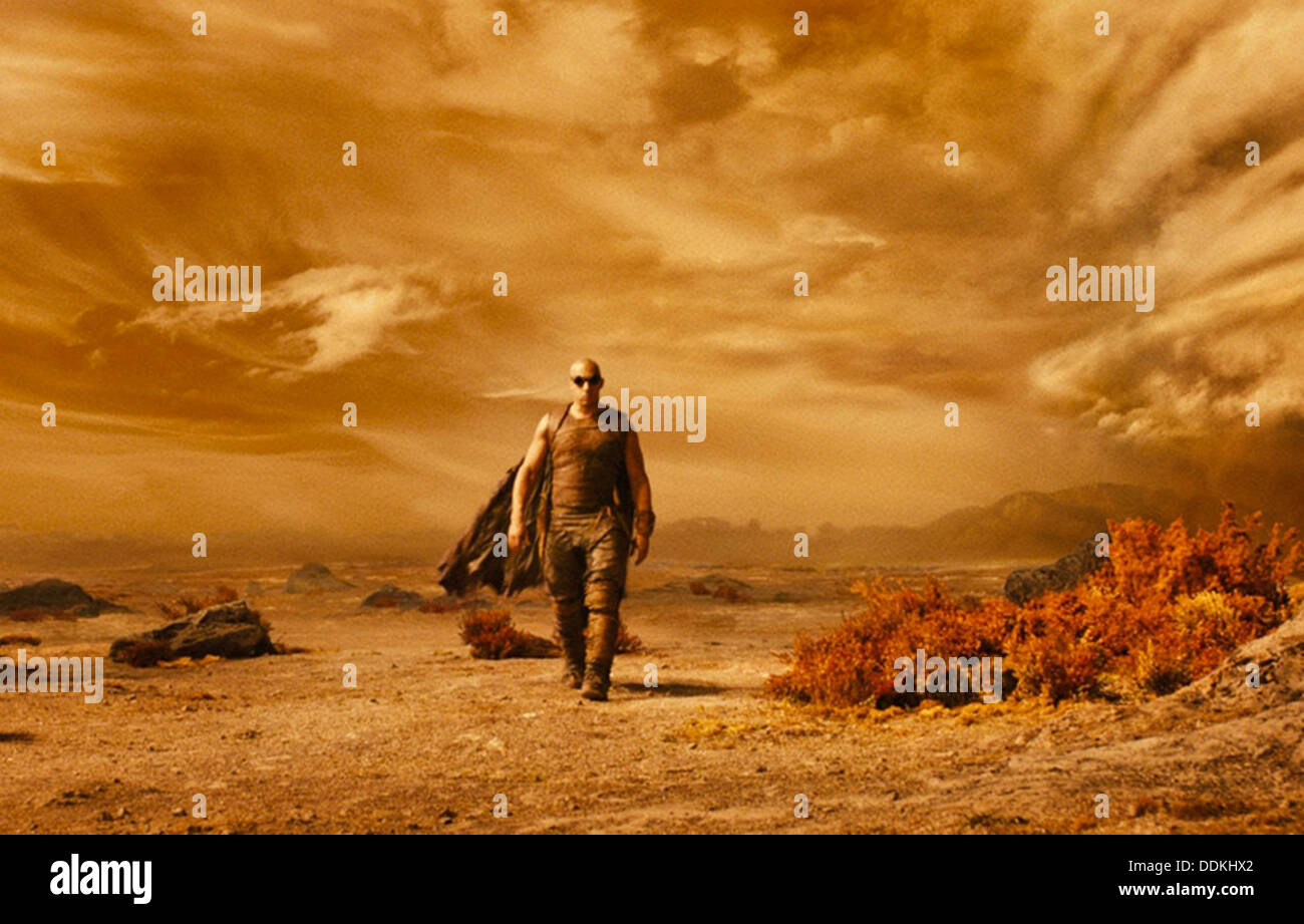 RIDDICK 2013 Universal Pictures Film mit Van Diesel Stockfoto