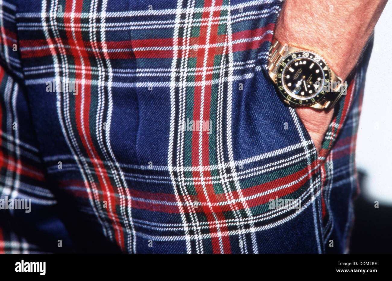 Sir Jackie Stewart, Formel 1 Weltmeister. Rolex-Botschafter. Stockfoto